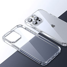 Carcasa Bumper Funda Silicona Transparente QC2 para Apple iPhone 13 Pro Max Claro