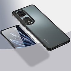Carcasa Bumper Funda Silicona Transparente W01L para Huawei Honor 90 Pro 5G Negro