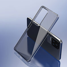 Carcasa Bumper Funda Silicona Transparente W01L para Xiaomi Poco F4 5G Negro