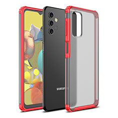 Carcasa Bumper Funda Silicona Transparente WL1 para Samsung Galaxy A32 4G Rojo