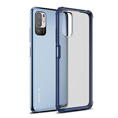 Carcasa Bumper Funda Silicona Transparente WL1 para Xiaomi POCO M3 Pro 5G Azul