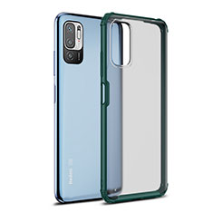 Carcasa Bumper Funda Silicona Transparente WL1 para Xiaomi POCO M3 Pro 5G Verde