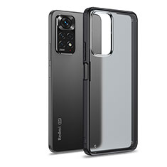 Carcasa Bumper Funda Silicona Transparente WL1 para Xiaomi Redmi Note 11 Pro 4G Negro