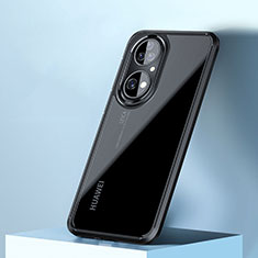Carcasa Bumper Funda Silicona Transparente WL2 para Huawei P50 Pro Negro