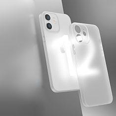 Carcasa Bumper Funda Silicona Transparente WT1 para Apple iPhone 12 Mini Blanco