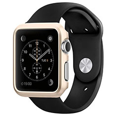 Carcasa Bumper Lujo Marco de Aluminio C01 para Apple iWatch 2 42mm Oro