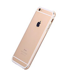 Carcasa Bumper Lujo Marco de Aluminio para Apple iPhone 6 Oro