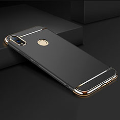 Carcasa Bumper Lujo Marco de Metal y Plastico Funda M01 para Huawei Honor 8X Negro