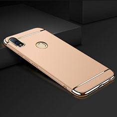 Carcasa Bumper Lujo Marco de Metal y Plastico Funda M01 para Huawei Honor V10 Lite Oro