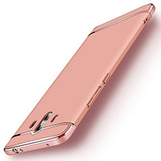 Carcasa Bumper Lujo Marco de Metal y Plastico Funda M01 para Huawei Mate 10 Oro Rosa