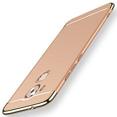 Carcasa Bumper Lujo Marco de Metal y Plastico Funda M01 para Huawei Mate 7 Oro