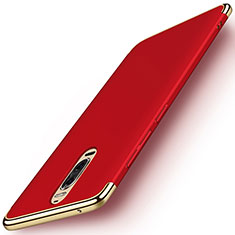 Carcasa Bumper Lujo Marco de Metal y Plastico Funda M01 para Huawei Mate 9 Pro Rojo