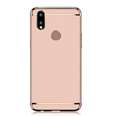 Carcasa Bumper Lujo Marco de Metal y Plastico Funda M01 para Huawei Nova 3i Oro