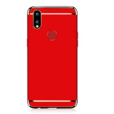 Carcasa Bumper Lujo Marco de Metal y Plastico Funda M01 para Huawei Nova 3i Rojo