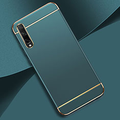 Carcasa Bumper Lujo Marco de Metal y Plastico Funda M01 para Huawei P smart S Azul Cielo