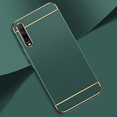 Carcasa Bumper Lujo Marco de Metal y Plastico Funda M01 para Huawei P smart S Verde