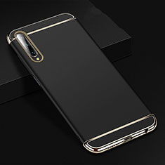 Carcasa Bumper Lujo Marco de Metal y Plastico Funda M01 para Huawei Y9s Negro