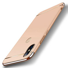 Carcasa Bumper Lujo Marco de Metal y Plastico Funda M01 para Xiaomi Mi 8 Oro