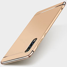 Carcasa Bumper Lujo Marco de Metal y Plastico Funda M01 para Xiaomi Mi 9 Lite Oro