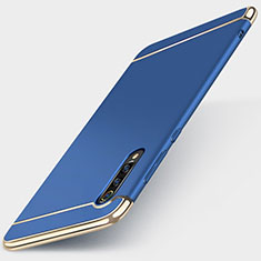 Carcasa Bumper Lujo Marco de Metal y Plastico Funda M01 para Xiaomi Mi 9 SE Azul