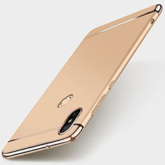 Carcasa Bumper Lujo Marco de Metal y Plastico Funda M01 para Xiaomi Mi A2 Lite Oro