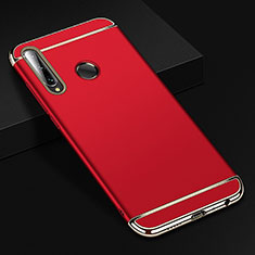 Carcasa Bumper Lujo Marco de Metal y Plastico Funda T01 para Huawei Honor 20 Lite Rojo