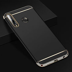 Carcasa Bumper Lujo Marco de Metal y Plastico Funda T01 para Huawei Honor 20E Negro