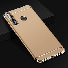 Carcasa Bumper Lujo Marco de Metal y Plastico Funda T01 para Huawei Honor 20E Oro