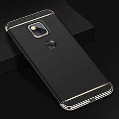 Carcasa Bumper Lujo Marco de Metal y Plastico Funda T01 para Huawei Mate 20 X 5G Negro