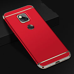 Carcasa Bumper Lujo Marco de Metal y Plastico Funda T01 para Huawei Mate 20 X 5G Rojo