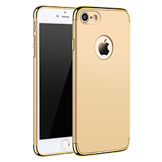 Carcasa Bumper Lujo Marco de Metal y Plastico M01 para Apple iPhone 7 Oro