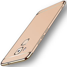 Carcasa Bumper Lujo Marco de Metal y Plastico M01 para Huawei G9 Plus Oro