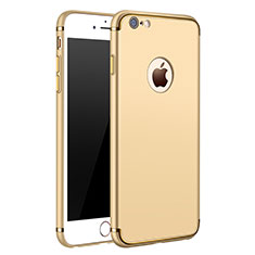 Carcasa Bumper Lujo Marco de Metal y Plastico M02 para Apple iPhone 6S Oro