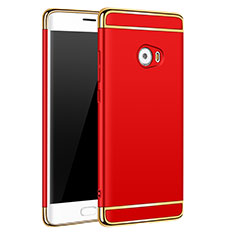 Carcasa Bumper Lujo Marco de Metal y Plastico para Xiaomi Mi Note 2 Rojo