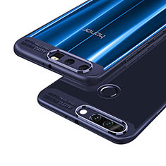 Carcasa Bumper Silicona Transparente Espejo 360 Grados para Huawei Honor 9 Premium Azul