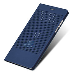Carcasa de Cuero Cartera con Soporte L01 para Huawei Honor Note 8 Azul