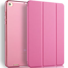 Carcasa de Cuero Cartera con Soporte L02 para Xiaomi Mi Pad 3 Rosa
