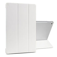 Carcasa de Cuero Cartera con Soporte para Apple iPad Air 2 Blanco