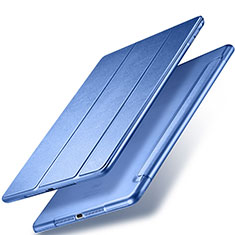 Carcasa de Cuero Cartera con Soporte para Apple New iPad 9.7 (2017) Azul