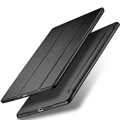 Carcasa de Cuero Cartera con Soporte para Apple New iPad 9.7 (2018) Negro