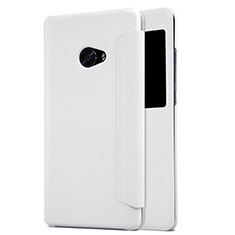 Carcasa de Cuero Cartera con Soporte para Xiaomi Mi Note 2 Special Edition Blanco
