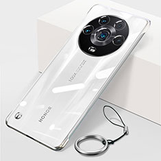 Carcasa Dura Cristal Plastico Funda Rigida Sin Marco Transparente H01 para Huawei Honor Magic4 Ultimate 5G Plata