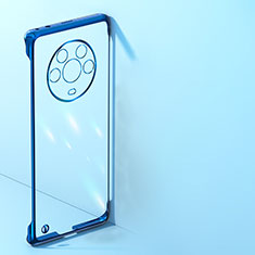 Carcasa Dura Cristal Plastico Funda Rigida Sin Marco Transparente H02 para Huawei Honor Magic3 Pro 5G Azul