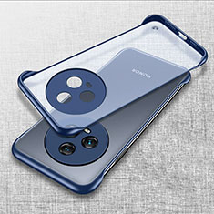 Carcasa Dura Cristal Plastico Funda Rigida Sin Marco Transparente H02 para Huawei Honor Magic5 5G Azul