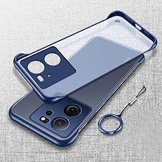 Carcasa Dura Cristal Plastico Funda Rigida Sin Marco Transparente H02 para Xiaomi Mi 13T 5G Azul