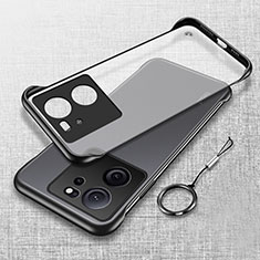 Carcasa Dura Cristal Plastico Funda Rigida Sin Marco Transparente H02 para Xiaomi Mi 13T 5G Negro