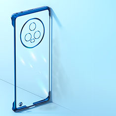 Carcasa Dura Cristal Plastico Funda Rigida Sin Marco Transparente H03 para Huawei Honor Magic5 5G Azul