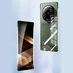 Carcasa Dura Cristal Plastico Funda Rigida Sin Marco Transparente H03 para Xiaomi Mi 13 Ultra 5G Verde