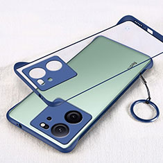 Carcasa Dura Cristal Plastico Funda Rigida Sin Marco Transparente H03 para Xiaomi Mi 13T 5G Azul