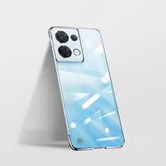 Carcasa Dura Cristal Plastico Funda Rigida Sin Marco Transparente H03 para Xiaomi Redmi Note 13 5G Plata